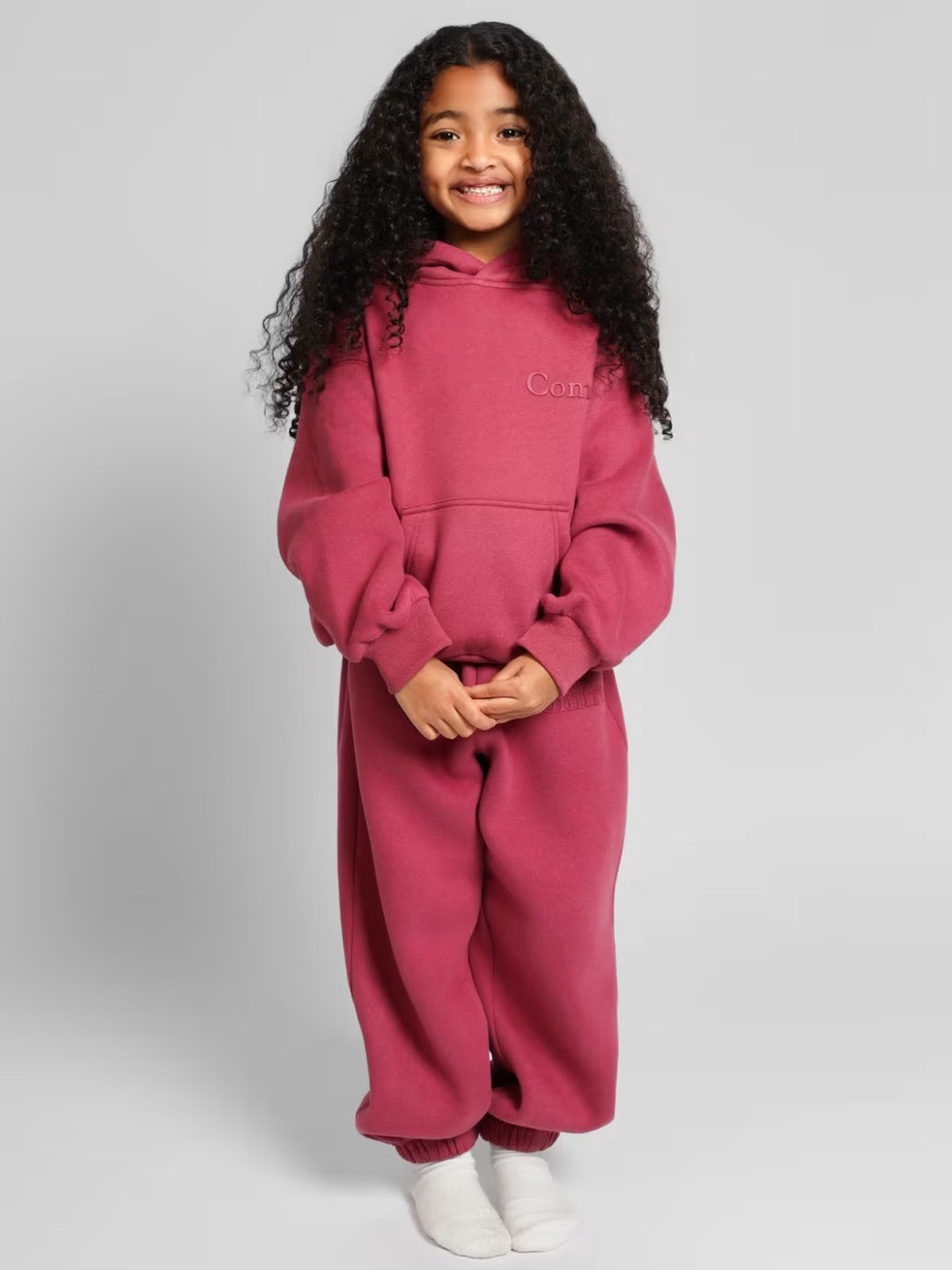 Comfrt Kids Signature Heavyweight Fleece Sweatpants XL Berry | Unisex